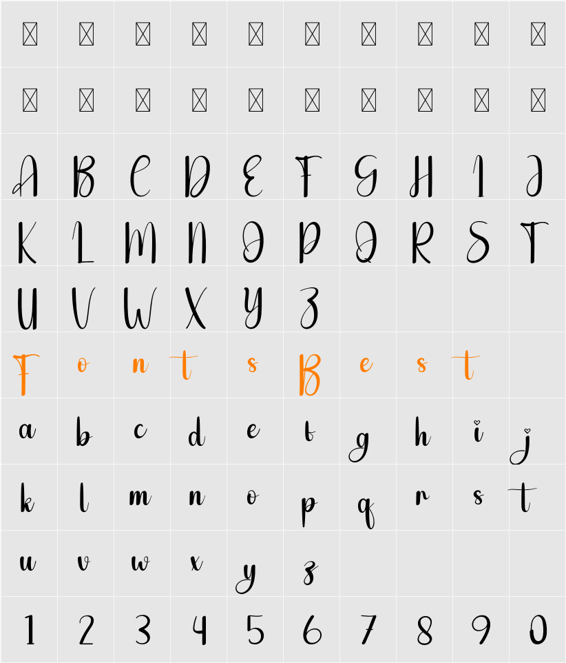 Swift Character Map