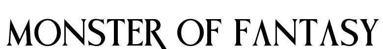 MONSTER OF FANTASY Font Image