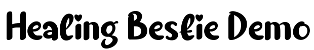 Healing Bestie Demo Font Image