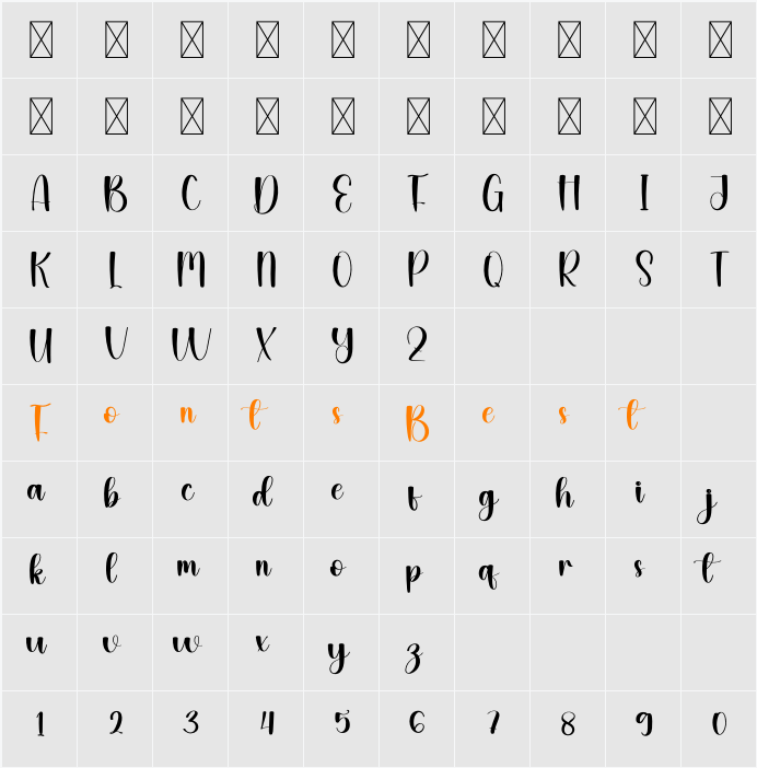 Smiles Character Map