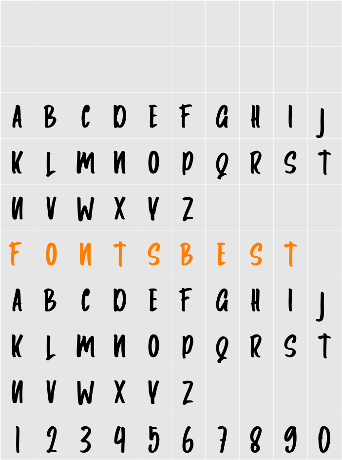 Amsyong Character Map