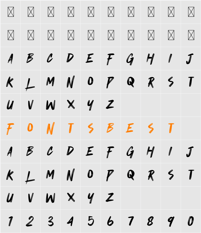 Grain Hungry Character Map