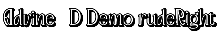 Advine 3D Demo rudeRight