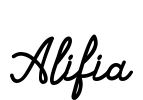 Alifia Font Image