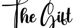 The Gift Font Image