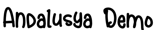 Andalusya[Demo] Font Image