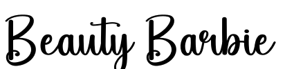 Beauty Barbie Font Image