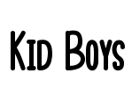 Kid Boys Font Image