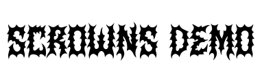 Scrowns DEMO Font Image
