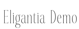 Eligantia Demo Font Image