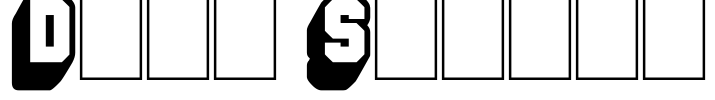 Deep Shadow Font Image