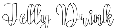 Jelly Drink Font Image
