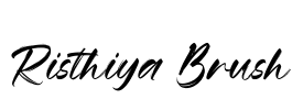 Risthiya Brush Font Image