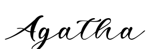 Agatha Font Image