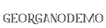 GeorganoDemo Font Image
