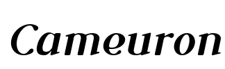 Cameuron Font Image