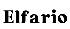 Elfario Font Image