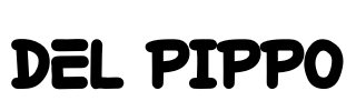 DEL PIPPO Font Image
