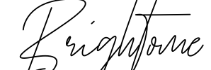 Brightome Font Image