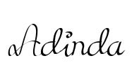 Adinda Font Image