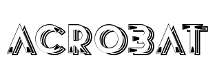 Acrobat Font Image