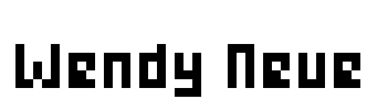 Wendy Neue Font Image