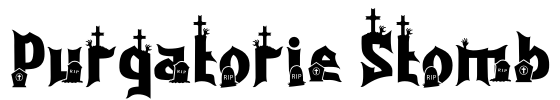 Purgatorie Stomb Font Image