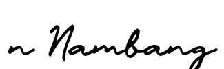 n Nambang Font Image