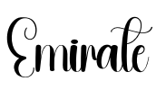 Emirate Font Image