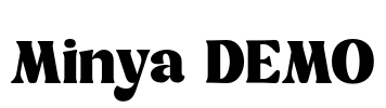 Minya DEMO Font Image