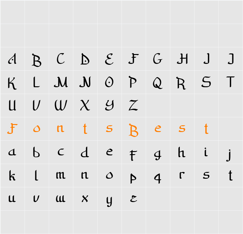 Rosyid Character Map