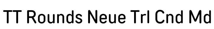 TT Rounds Neue Trl Cnd Md Font Image
