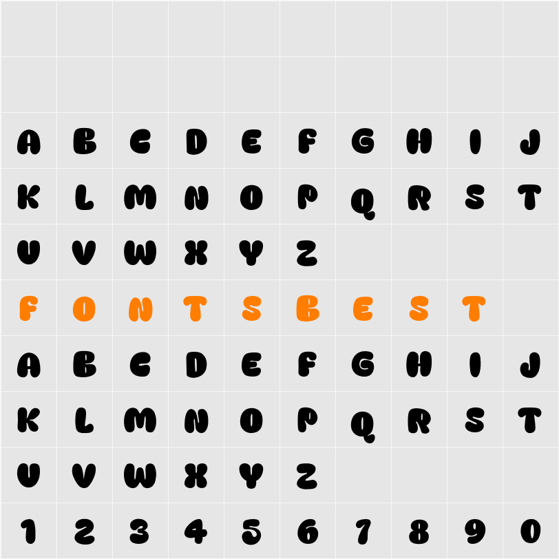 Nowcloud Character Map