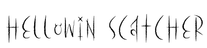 Hellowin Scatcher Font Image