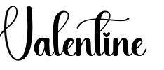 Valentine Font Image
