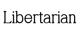 Libertarian Font Image