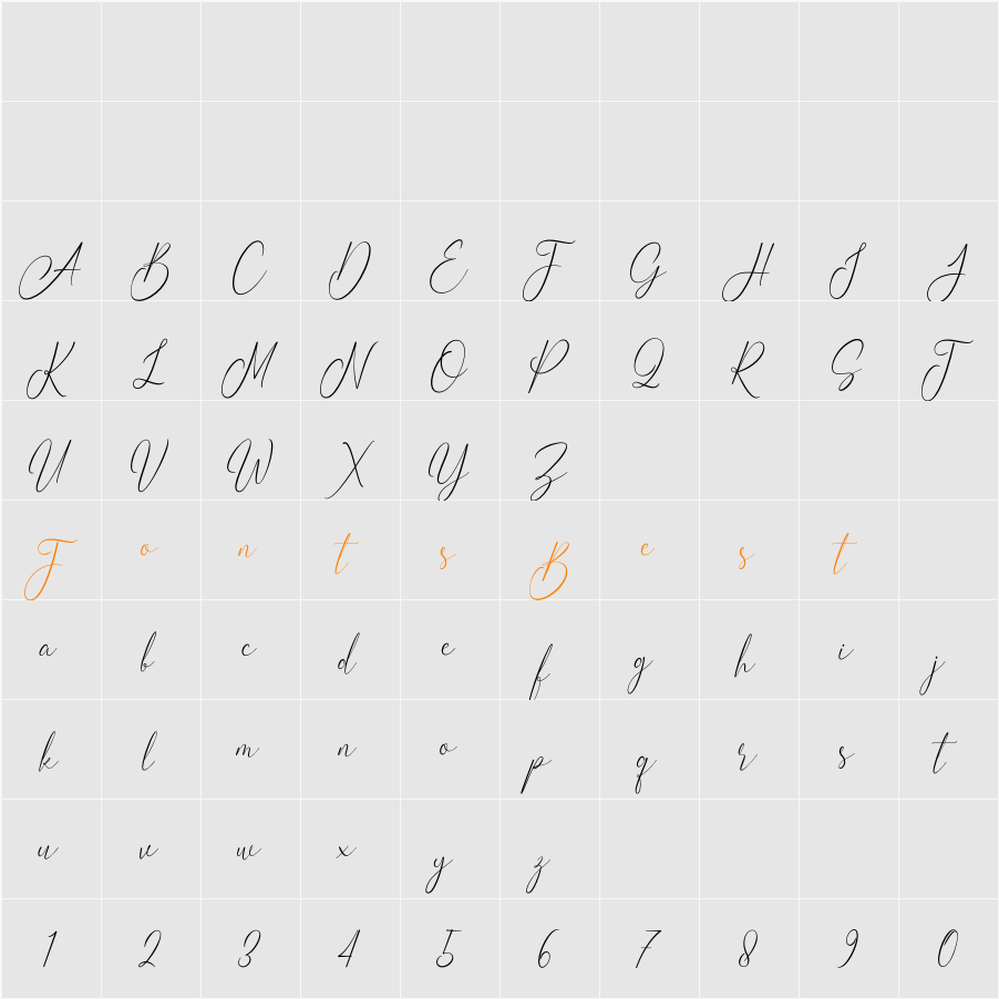 Adistria Character Map