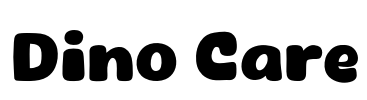 Dino Care Font Image