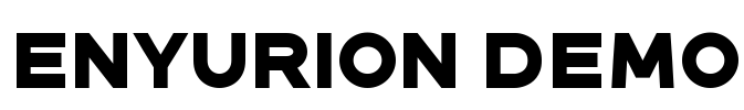 Enyurion DEMO Font Image