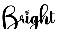 Bright Font Image