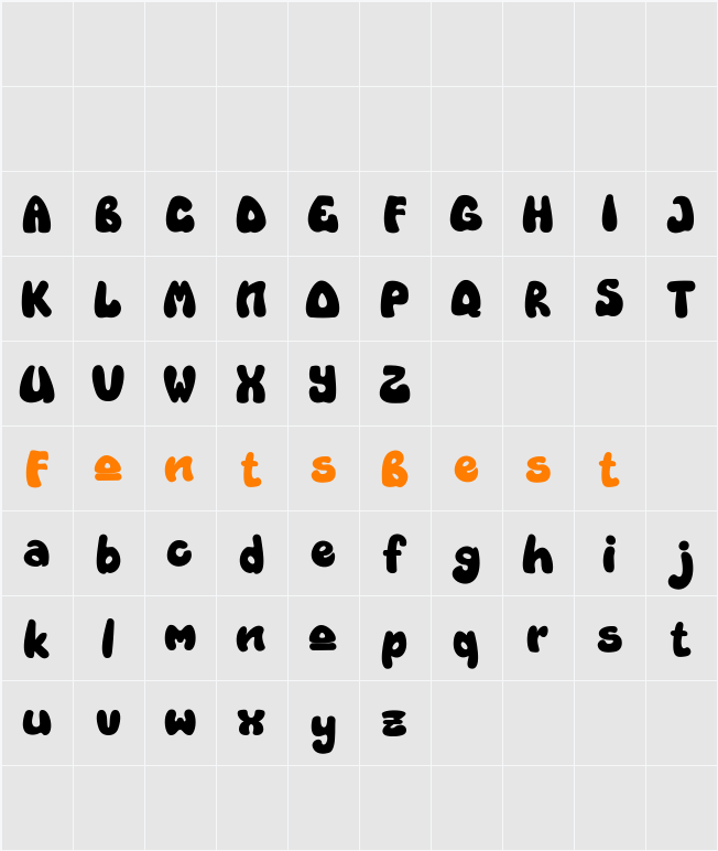Various DEMO Character Map