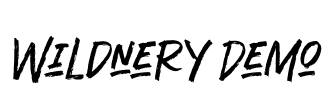Wildnery Demo Font Image