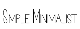 Simple Minimalist Font Image