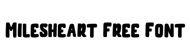 Milesheart Free Font Font Image