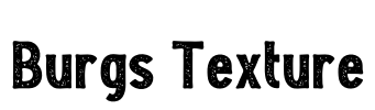 Burgs Texture Font Image