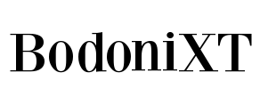BodoniXT Font Image