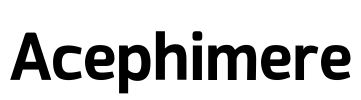 Acephimere Font Image