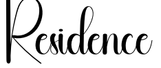 Residence Font Image