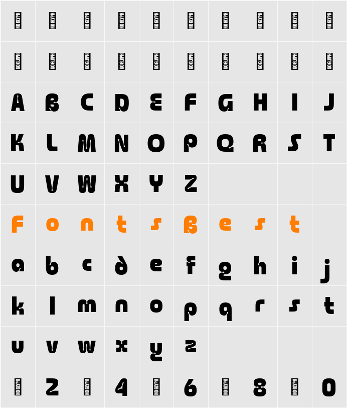 Magnode Trial Version Character Map