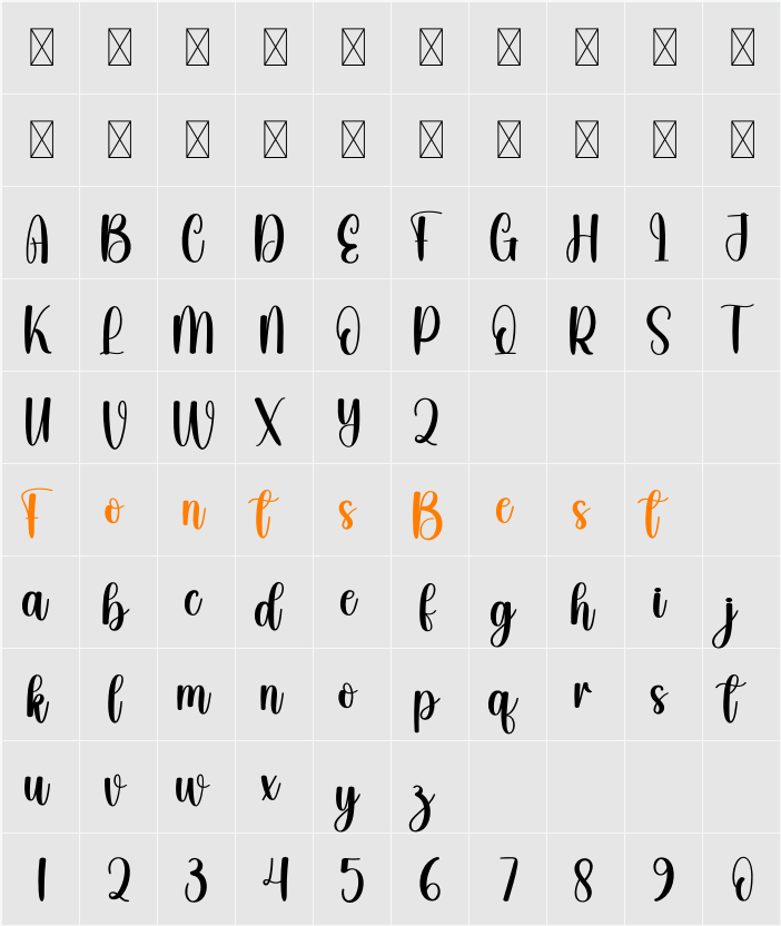 Singling Character Map